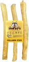 Woofleys 12 tommers ren kollagen pinner for hunder (3 greve) - Chews for medium og store hunder - Bully Stick Rawhide Alternativ
