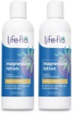 Liv-flo Magnesium Lotion, Vanilla Scent - Relief og avslapping med magnesium klorid fra Zechstein Seabed - Dermatolog Testet, Hypoallergenic, 60-dagers garanti, ikke testet på dyr, 8oz