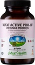 Maxi Health Active Pro-10 Kids Probiotic Chewables – 15 Strains for Digestive & Immune Health – 10 Million probiotic Blend- Dairy-Free, Kosher – Støtter Gut Helse, Vegetarisk – 60 ct (Shelf Stable)
