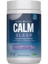 Naturlig vitalitet rolig søvn, Melatonin & magnesiumcitrat, søvnhjelp drikke blanding, GABA, Aid, Vegan, Glutenfri ikke-GMO, Blandet Berry, 16 Oz