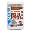 Guddommelig helse Dr. Colbert, MD MCT oljepulver | Hazelnut Flavor Anbefales i Keto Zone Diett Bok | Kaffekremer | 70% C8 30% C10 | 0 Netto carbs | 30 dagers forsyning | 330 G