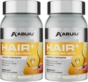 Biotin for hårvekst kvinner menn - Biotin Supplement 5000 mcg, med vitamin C E B12 B6 En støtte Sterke negler Hudpleie Håret helse - USA laget - 120 kapsler / 2 pakker