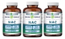 Amazing Formler NAC 600 Mg | N-Acetyl Cysteine Supplement | Kapsler | Ikke-GMO | Glutenfri | Laget i USA (3 Pack, 250 Count)