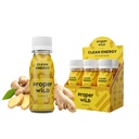 Korrekt Wild Vegan Energi Shots, med L Theanine, og organisk koffein, ren plante basert energi drikk, Glutenfri, GMO gratis, Dairy Free, Stevia Free, Soja Free, Ginger, 2,5 Fl Oz, 6 Pack