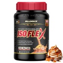 ALLMAX Nutrition ISOFLEX Whey Protein Isolate, Caramel Macchiato - 2 lb - 27 Gram av Protein Per Scoop - Zero Fat & Sukker - 99% Laktose Gratis - Glutenfri & Soya Gratis - Omtrent 30 Services