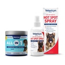 Vetericyn Alt-i 1 Multifunksjonell Senior Hund Supplement med Glukosamin og Vetericyn Plus Hot Spot Spray