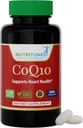 CoQ10 100mg Softgels – høy absorpsjon Antioksidant Supplement for hjertehelse, energiproduksjon og celleformet støtte – ikke-GMO, glutenfri – 120 Softgels, 4-måneders forsyning