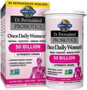 30 Kapsler En gang daglig Dr. Formulert Probiotika for kvinner 50 milliarder CFU 16 Probiotika Strains med organiske prebiotika for digestiv, Vaginal & Immune Health, Dairy Free. 1 Pakke