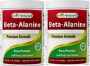 Best Naturals Beta Alanine Pure Powder 1 pund (1 LB (pakke med 2))