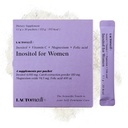 LACTOMEDI Inositol Supplement for kvinner | Myo-Inositol 4000mg + D-Chiro-Inositol 100mg | Balansert 40:1 Ratio | Menstruell Syklus og velvære støtte | 30 dagers levering