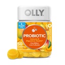 OLLY Probiotic Gummy, Immun and Digestive Support, 1 milliard CFUs, Chewable Probiotic Supplement, Mango, 25 dagers forsyning - 50 greve