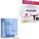 Omfattende Feminine Health Bundle: Vaginal Probiotiske kapsler + Antifungale pre-fillede applikasjoner – Dual støtte for pH-balanse, Odor Control og Yeast Infeksjon Relief