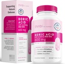 Thinbi Boric Acid Suppositories for kvinner w/Aloe Vera - BV Behandling og PH Balance for vaginose behandling - å støtte intim Helse w/klinisk studert Boric Acid 30 greve