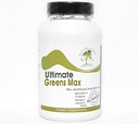 Ultimate Greens Max - Kelp Bladderwrack Dulse Clubmoss Irsk Moss Gentian ~ 90 Kapsler - Ingen tilsetningsstoffer ~ Naturetition kosttilskudd
