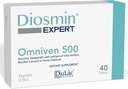 Dulàc - Omniven 500-40 tabletter Diosmin, Heste kastanjeekstrakt, slaktere Broom, Hesperidin. Kosttilskudd, laget i Italia