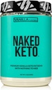 Naken Vanilla Keto - Premium Vanilla Keto Fat Bomb pulver - ingenting kunstig - Glutenfri Keto Bomb Vanilla Mct olje pulver uten Gmos - 1.3 Lb