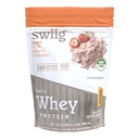 Swiig Premium Daglig Whey Protein Matrix Strawberry 2.2 lb – 20g Protein Glutenfri Ikke-GMO Ingen Fyllere Ingen Kunstig Flavors Forbedret med Aminosyrer for muskelgjenvinning Alle naturlige formel