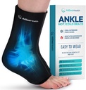 Ankel ispakke Wrap for svelging - Hot/kold terapi Ice Wrap for fotsmerte lindring, Heel smerte lindring, Plantar Facilitis, Achilles Tendonitis Relief, Sprained Ankelkompresjon, liten/medium