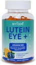 Lutein Gummies: Støtte Eye Health Lutein Vitaminer Zeaxanthin kosttilskudd for voksen visjon omsorg og Macular Support 60 Gummies 30 dagers forsyning