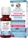MaryRuth Organics USDA Organic 40 Kvinner probiotiske flytende drops | Probiotika for Digestive Helse | Stress-Related GI problemer | Av og til Gass Relief for voksne | Vegan | Dairy Free | 30 Services