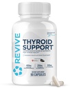 Revive MD Thyroid støtte Supplement for menn og kvinner - Omfattende blanding av næringsstoffer støtter sunn Thyroid funksjon med essensielt vitamin, mineraler og urter (90 kapsler, 30 serveringer)