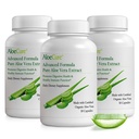 AloeCure Organic Aloe Vera Capsules, 160.000mg Indre Aloe Leaf Ekvivalent per servering, støtte Gut, Digestive, & Immune Helse, bidrar til å opprettholde balansert magesyre, Aloin Free, 30Caps x 3Btl