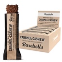 Barebells Protein Bars Caramel Cashew - 12 greve, 20g høyproteinbehandling - Sjokolade ernæringsbar med 1g Total Sukker - On-The-Go Frokost eller post-Workout Snack