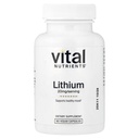 Vital næringsstoffer Litium Orotat 20 mg Vegansk litium Kosttilskudd for hukommelse, sinnstilstand og oppførselsmessig helse* | Gluten, Dairy, Soya Gratis | 90 kapsler