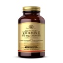 Solgar Vitamin E 670 mg (1000 IU), 100 Blandede Softgels - Naturlig Antioksidant, Hud og Immunsystem Støtte - Naturlig kildet vitamin E - Glutenfri, Dairy Free - 100 Services
