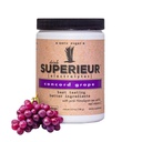Superieur Electrolytes – Plantebasert Electrolyte Supplement m/Sea Minerals for Hydration & Recovery–Keto Vennlig, Ikke-GMO, Zero Sukker, Vegansk Sunn Sports Drikk pulver – Concord Grape (70 Serveringer)