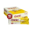 Tenk! Protein Barer, Høye proteiner Snacks, Glutenfri, Kosher Vennlig, Lemon Delight, ernæringsbarer, 2.1 Oz per Bar, 10 greve (pakke May Vary)