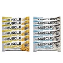 Muskelmat Muskel Sandwich Barer, Variety Pack | Ekte ingredienser, Whey Protein Isolate, Høye proteinbarer, 2-Ounce Bars (12 greve)