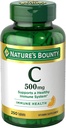 Naturens Bounty ren vitamin C 500 mg tabletter 250 tabletter (pakke med 9)