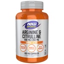 Nå Sport Ernæring, Arginin & Citrullin 500 mg/ 250 mg, Aminosyrer, 120 Veg Kapsler