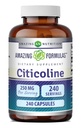 Amazing Formler Citicoline 250 Mg | Kapsler Supplement | Ikke-GMO | Glutenfri | Laget i USA (240 Count)