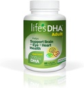 Livs DHA All-Vegetarian DHA kosttilskudd støtter en sunn hjerne, øyne og hjerte, ikke-GMO fra bærekraftig plantekilde 200 mg DHA Omega-3 60 Softgels