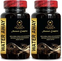 Vann bort Supplement - Herbal Diuretiske piller for vanntetthet, Økt immunitet, naturlig vann bort piller, vann flush oppblåsing - 2 flaske 120 kapsler