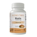Naturens Trove Biotin 10.000 mikrog 240 EZ Chew Tabletter Cherry Flavor