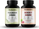 Bedre Alt Moringa & Beetroot CapsulesÂ100% Pure Moringa Leaf pulver Supplement & 100% Naturlig Beetroot Supplement |Rich i kalsium og vitamin C