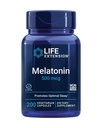 Livsforlengelse Melatonin, 500 mikrog – fremmer forsiktig søvn, lav dose, verdi Size ikke-GMO, glutenfri, vegetarisk – 200 kapsler