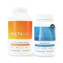 EcoNugenics Ultimate Cellular Health & Immune Support Pack ® HonoPure - Magnolia Bark Extract, 120 Capsules® PectaSol-C Modified Citrus Pectin, 270 Capsules Bundle