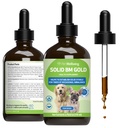Kjæledyr velvære BM Tone-Up Gold for hunder og katter - støtter sunn digestiv funksjon, Solid Stools, Normal Bowell Movements, Bayberry - Veterinærformulert Herbal Supplement 4 oz (118 ml)
