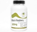 Svart bringebær 300 mg ~ 90 kapsler - Ingen tilsetningsmidler ~ Naturlig kosttilskudd