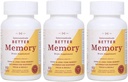 Bedre minne - Theracurmin Curcumin 90 mg - klinisk bevist dose, forbedrer fokus, minner, minne og humør* - høy absorpsjon Turmeric Extract* (3 flasker)