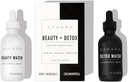 Sakara skjønnhetsvann + Detox vanndråper, 60 serveringer - Trace Mineral Drops & Klorophyll flytende dråper, flytende magnesium, klorid, Natrium, Kalium, Bor kosttilskudd, flytende klorophyll drops