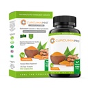 CurcuminPro komplett Vegansk | Biosoluble Brun Rice Protein & Organisk Turmeric Curcumin Supplement | Plant-basert formel for daglig velvære | 60 greve
