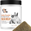 Kelp pulver for hund og katt - Økologisk sjø Kelp Supplement Granules pulver (16 Oz, 1 pund)