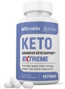 Microbio Keto ACV Ekstreme piller 1675MG Keto støtte blandekapsel alternativ til Keto ACV Gummier formulert med Apple Cider Vinegar Extra Jomfru Olive olje pulver Grønn Te Leaf 60 Kapsler