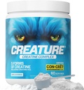 Kreatinkompleks - Kreatinmonohydratpulver med 5 typer kreatinin inkludert kon-crēt® kreatin HCL, fremmer muskel, styrke, utholdenhet, hjernehelse, ikke-slavorert, 300 g 60 serveringer