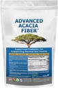 Avansert Acacia Fiber pulver Bundle 2,5 Ibs (40oz) Oppløselig Fiber Leaky Gut Repair pulver + organisk natrium Bikarbonat Alkalin Supplement for Alkalinitet 2LB